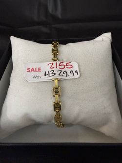 18k Link Bracelet