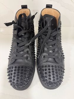 Christian Louboutin spiked high-top sneakers