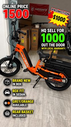 Ebike for family brand new in box family electric bike cargo bike