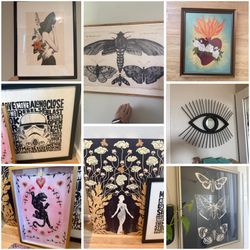 Framed and Canvas Wall Art, MANY!