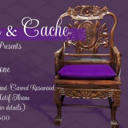 Throne- Rare antique