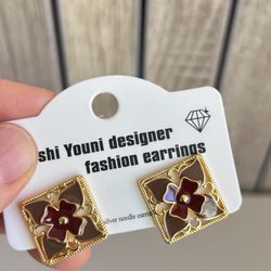 Coffee Color Series Earrings – 6 Pairs