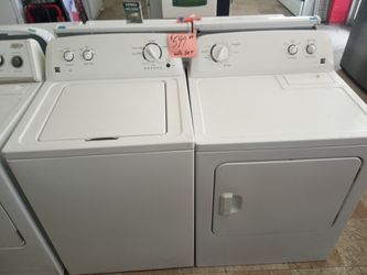 Kenmore Washer and Dryer set white super size excellent . Warranty . Delivery available . 2203 Fowler st. Ft. Myers 33901