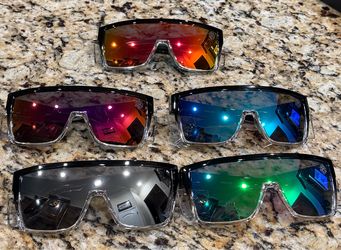 Safety glasses with side shields and new box