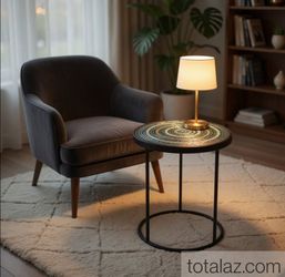 Mosaic Round Side Table
