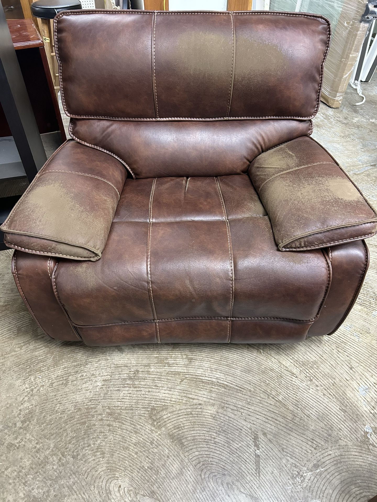 Cindy Crawford Home Leather Power Recliner Chair