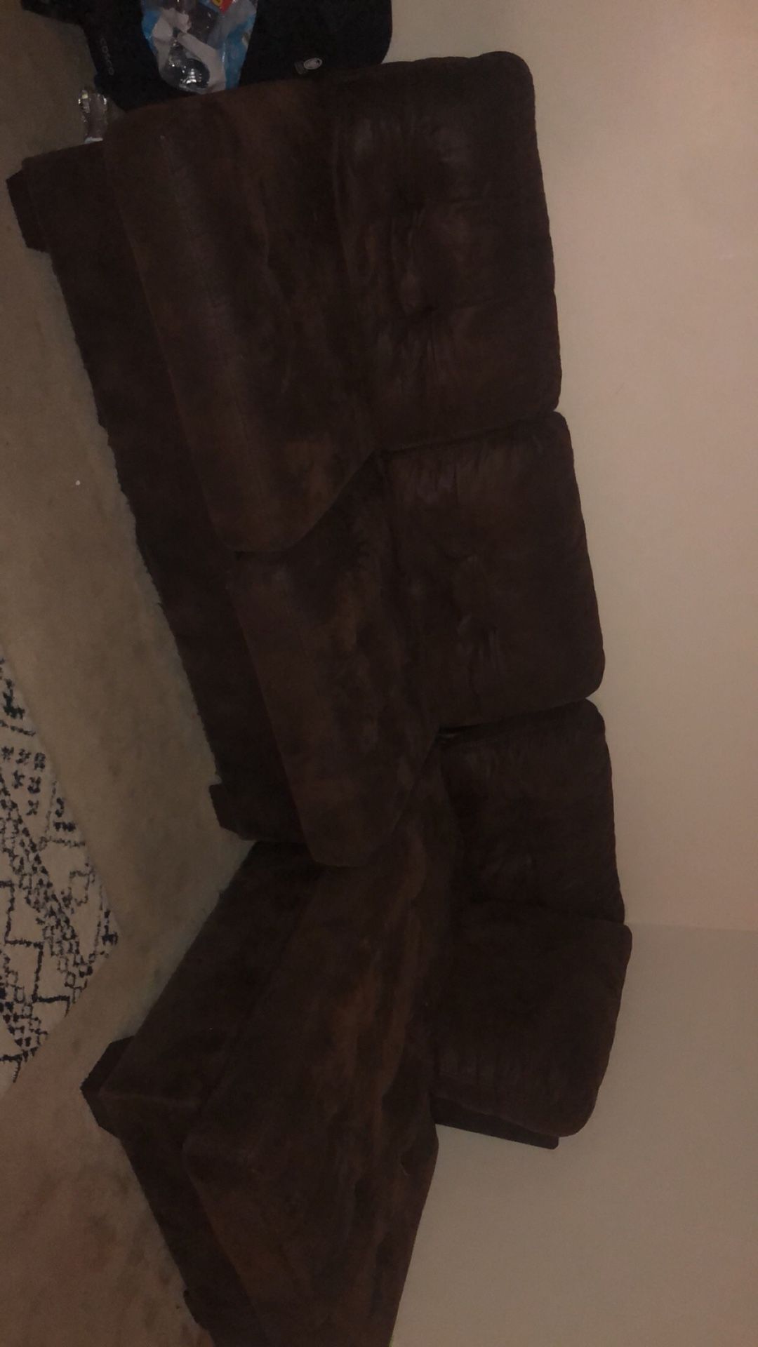 Brown couch