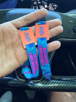 2 NOCTURNAL WONDERLAND VIP WRISTBANDS TICKETS 2 Day Saturday and Sunday