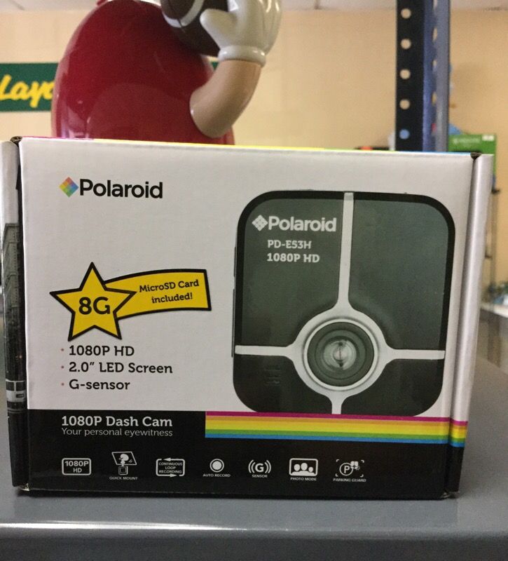 Polaroid Dash Cam in Box