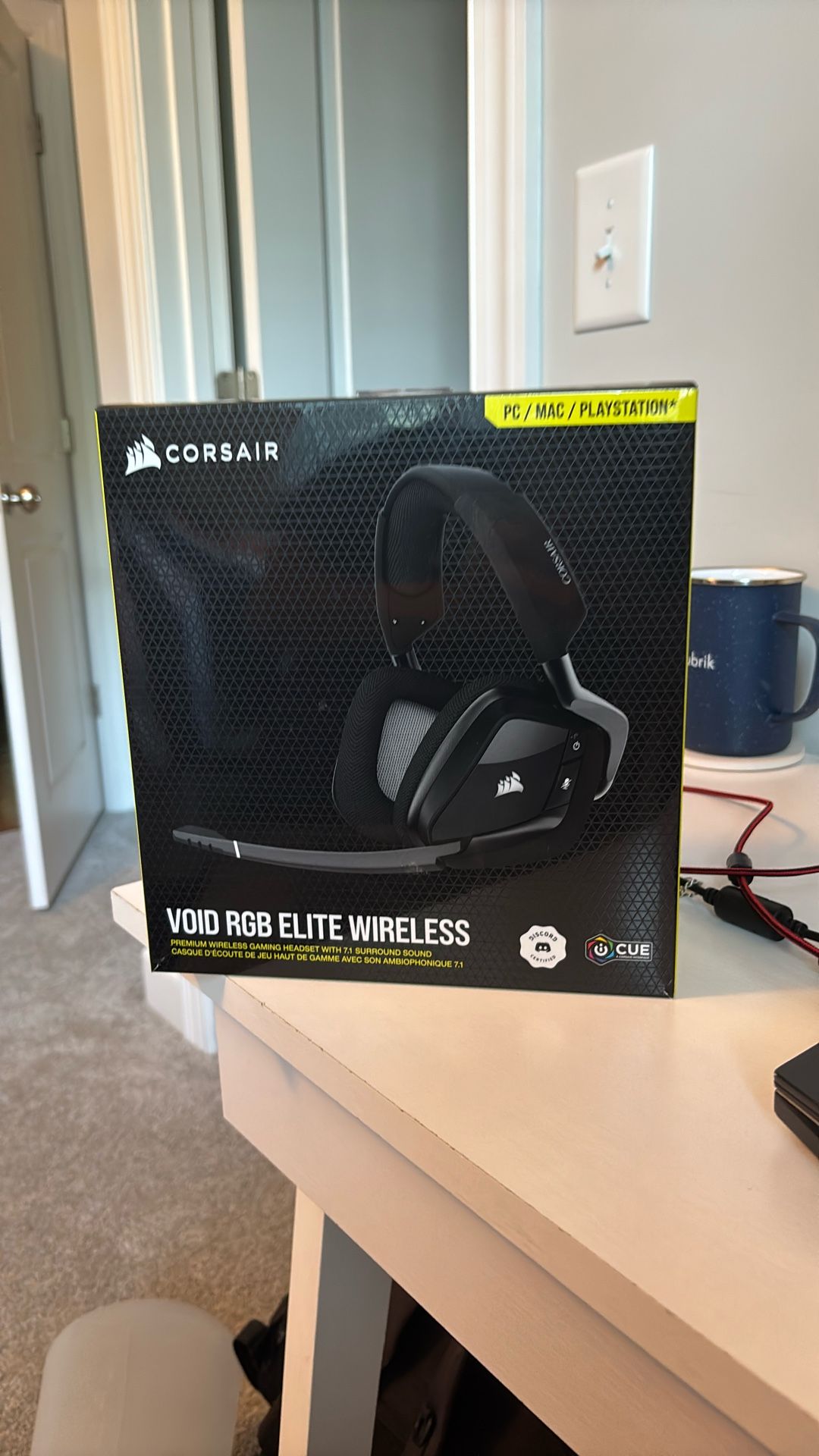 Brand New Gaming Headset Corsair Wireless Rgb