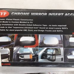 Chrome Mirror Cover Chev