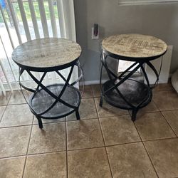 Rustic End Tables 