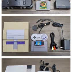 Huge Nintendo Retro Video Game Super Christmas Bundle, NES, SNES, & N64 With All Mario Games!!