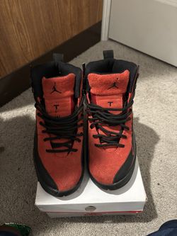 Jordan 12 red and black