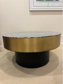 Unique Coffee Table - Optic Geo Pattern - Modern Table Moe's Furniture