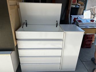 White cabinet