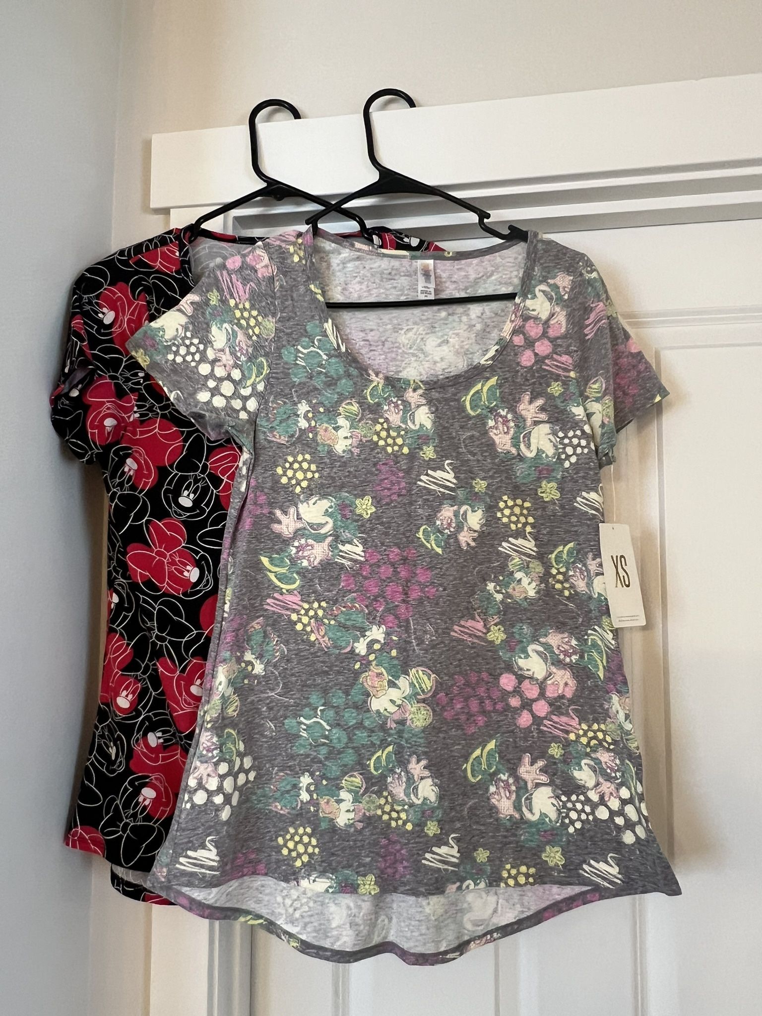2 Disney Lularoe Shirts
