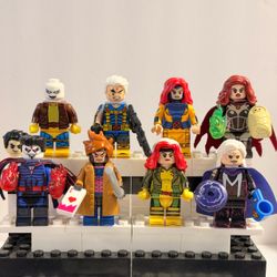 X-Men 97 Marvel Mutants Animated Superhero Team 8pc Minifigures LEGO Compatible