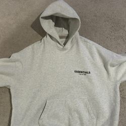 Essentials Hoodie Light Grey Oatmeal