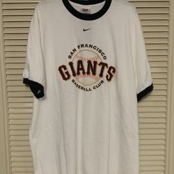 Nike Team San Francisco Giants T Shirt Xl New White 