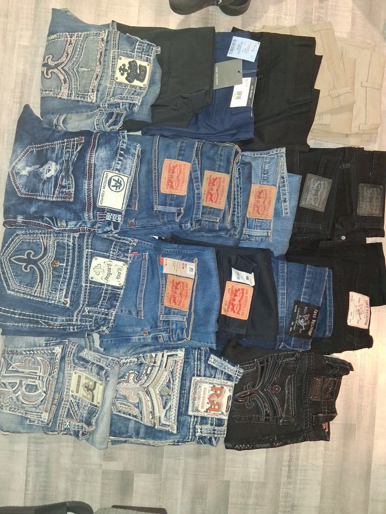 Levi Rock Revival True Religion Jeans