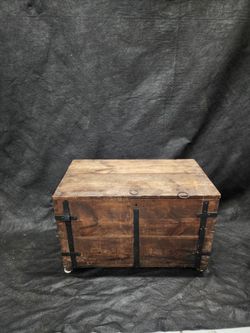 Antique wooden crate