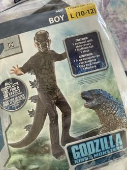 Godzilla: King of the Monsters Godzilla Classic  Costume Size Large 10-12