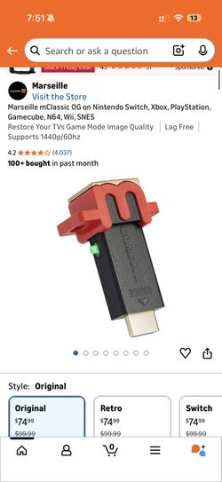 Marseille mClassic OG on Nintendo Switch, Xbox, PlayStation, Gamecube, N64, Wii, SNES