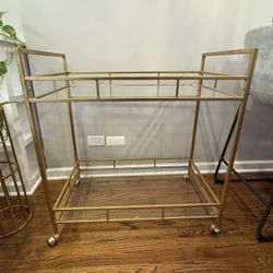 Gold Bar Cart