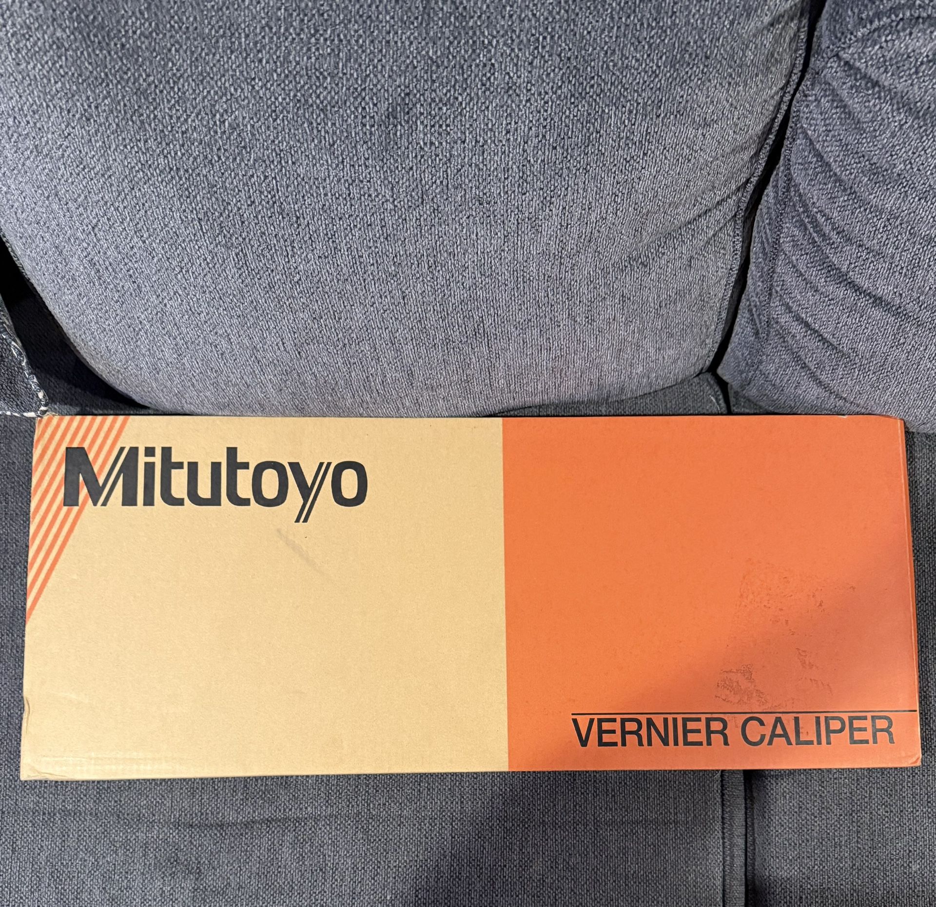 Mitutoyo 534-106 Vernier Caliper, Steel, Nib Style, Long Jaw, Inch/Metric, 0-20" Range, +/-0.002" Accuracy, 0. 001" Resolution