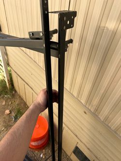 Bed risers and metal frame