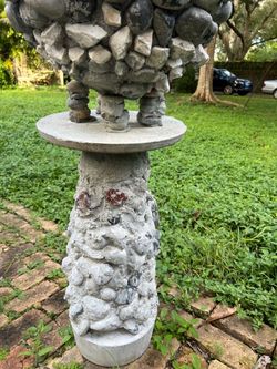 Pedestal plant handmade