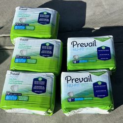 Prevail Nu-Fit Adult Diapers (10$ Per Packet)