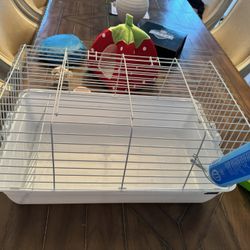 Small Animal Cage With Accessories 