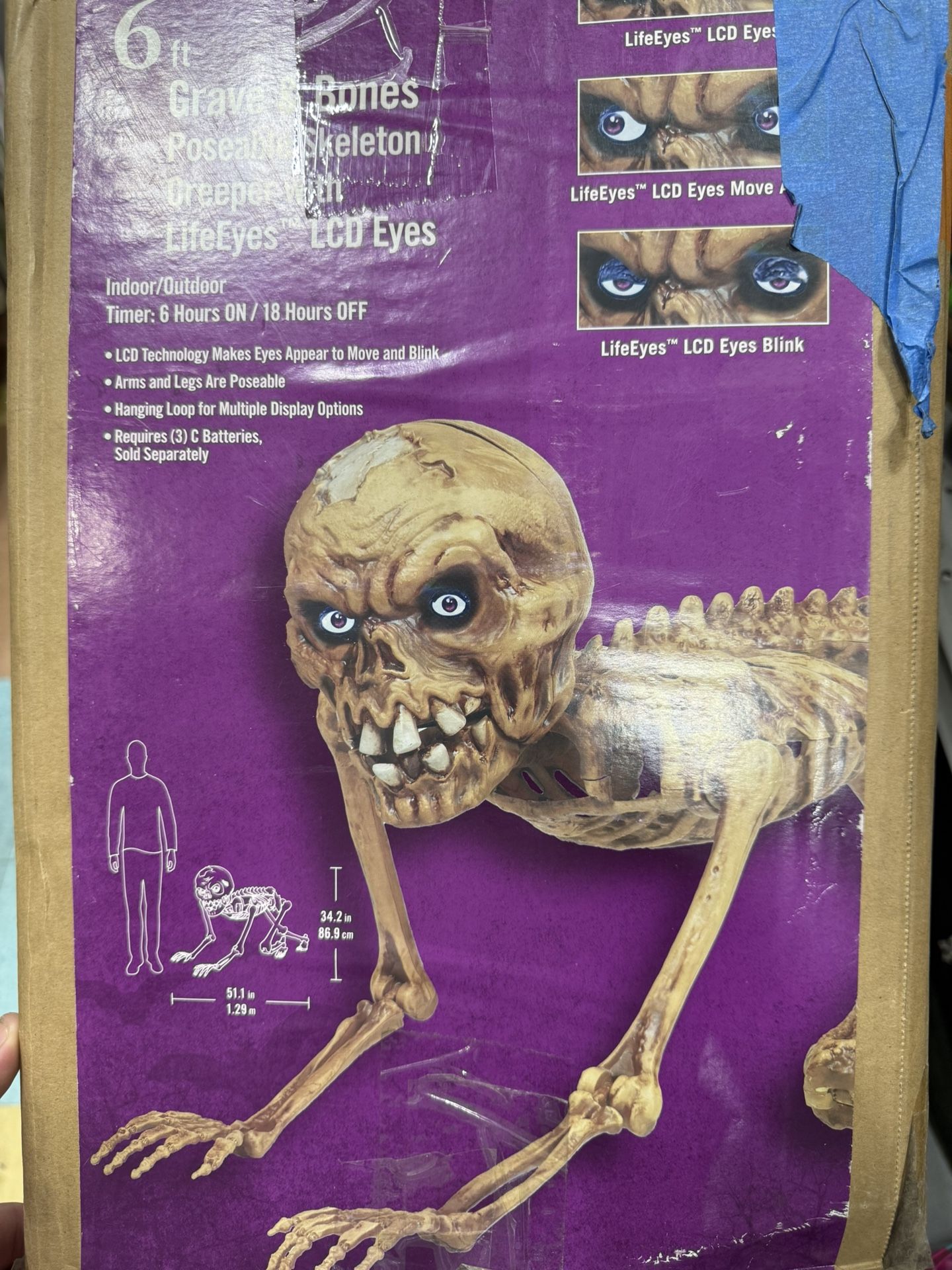 6ft Skeleton Creeper