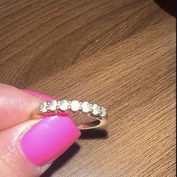 10k  Aquamarine Ring 