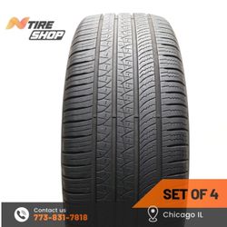 Set of 4 Used  7/32  HL  275/50R22  116H  Pirelli  Scorpion Zero All Season RIV Elect