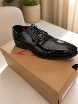 Section X Men’s Patent Leather Dress Shoes - Size 8 US - Black