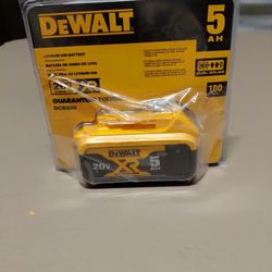 Dewall  XR  20V  5. A H Battery 