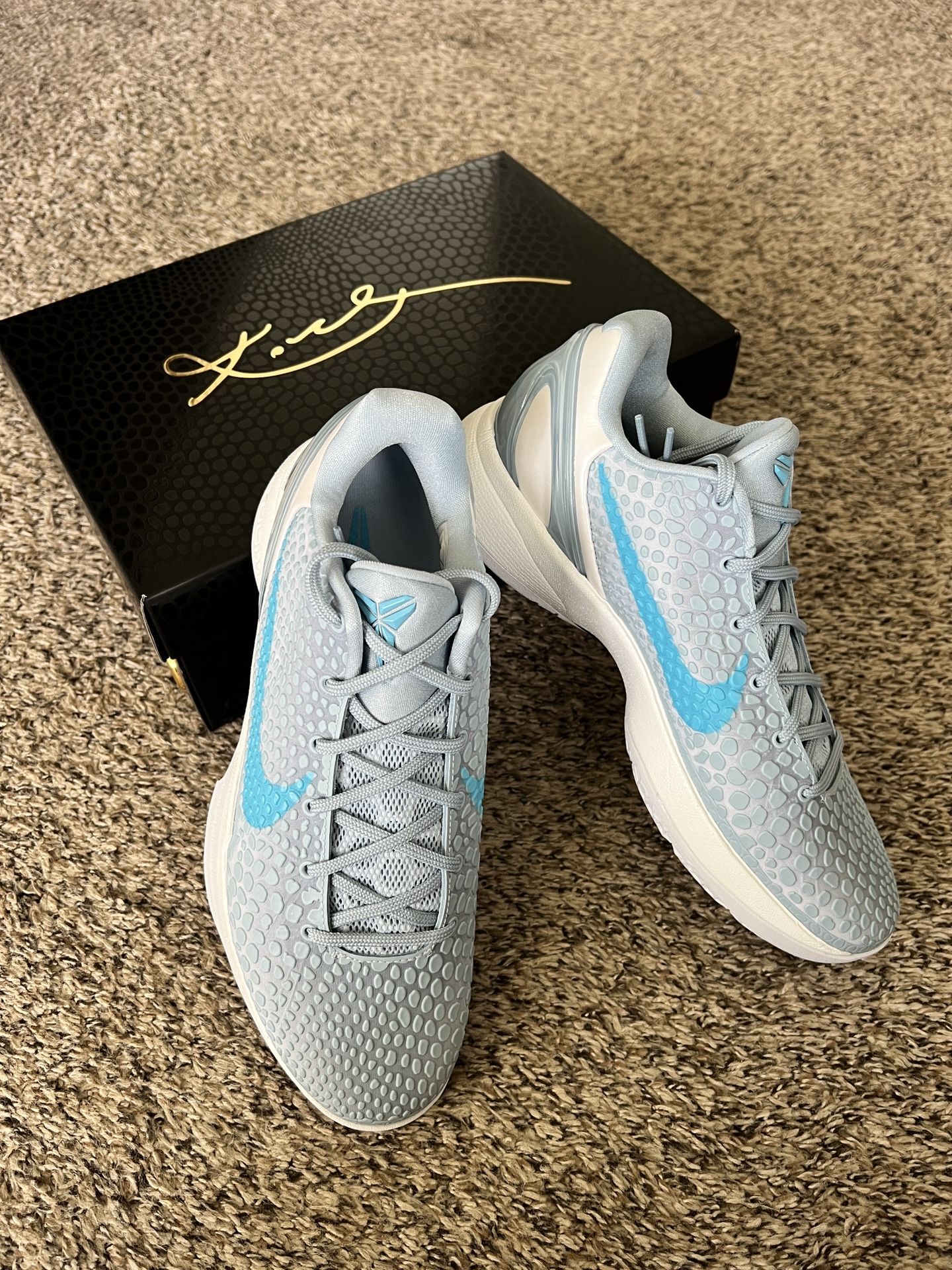 Nike Kobe 6 Protro Catlin Clark Light Armory Blue, Size 10 Men’s