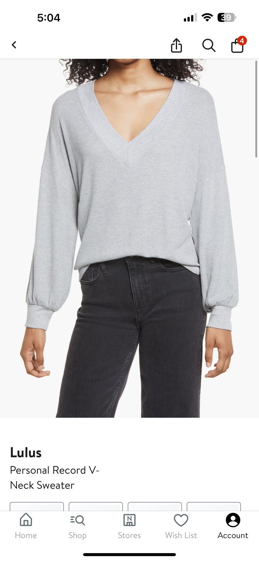 Lulus Gray Long Sleeve
