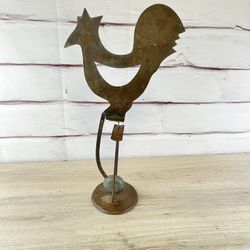 Indonesian Metal Weighted Balancing Chicken Decor