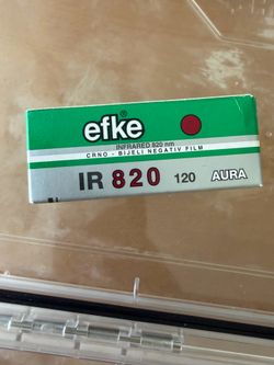 1 roll of Efke IR 820 AURA infrared film
