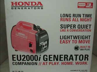 Honda eu2000i GAS GENERATOR BRAND NEW