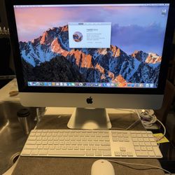 iMac (Retina 4K, 21.5-inch, Late 2015)  A1418 pool EMC 2833 3.1 GHz Intel Core i5 16 GB 1 TB HDD, macOS Sierra Version 10.12.6, includes keyboard & mo