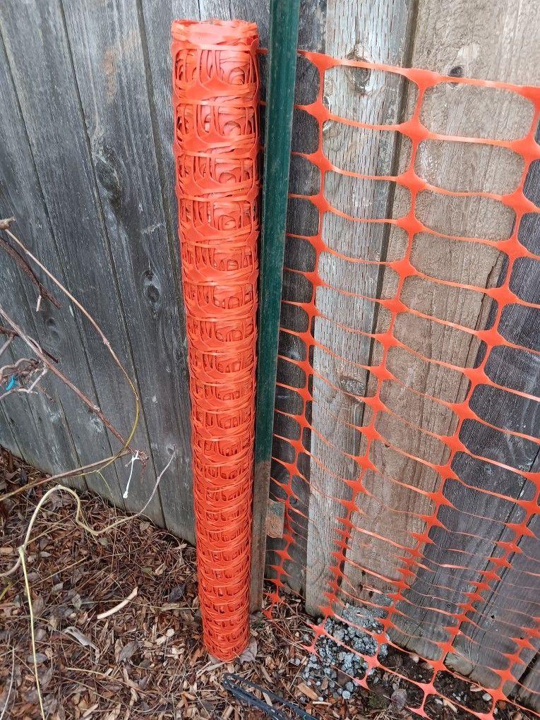 Orange Plastic Mesh Fencing/Netting/Barrier