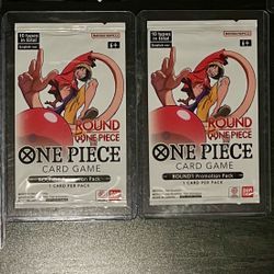 🔥 RARE One Piece x Round 1 Promo cards (Qty 2 available)