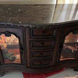 China Cabinet , Solid Wood , Light 