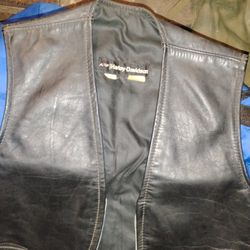 Harley Davidson Leather Vest 