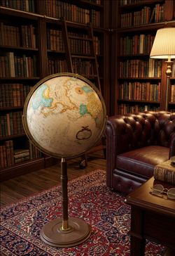 🌍Vintage Replogle World Classic Series Floor Globe 😍😍 Timeless Style! 🌍